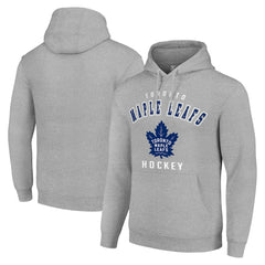 Toronto Maple Leafs Starter Logo Pullover Hoodie Heather Gray
