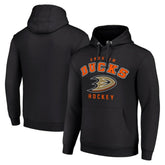 Anaheim Ducks Starter Logo Pullover Hoodie Black