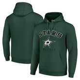 Dallas Stars Starter Logo Pullover Hoodie Green