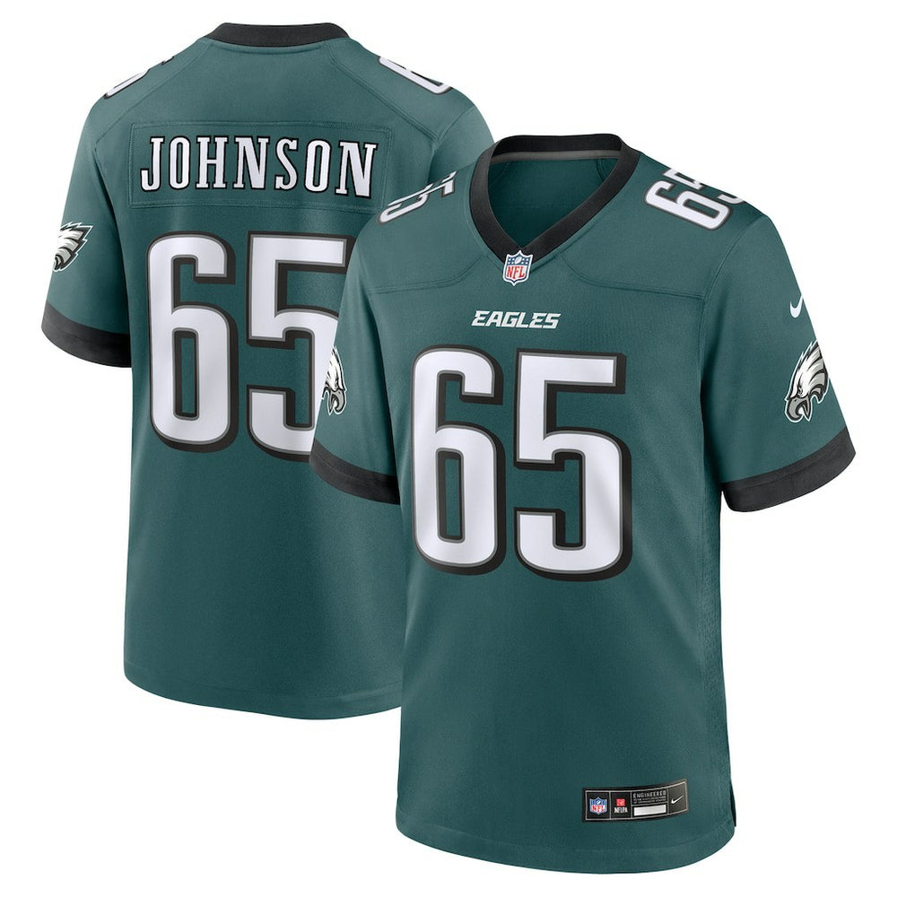 Lane Johnson Philadelphia Eagles Team Game Jersey - Midnight Green | Nike sale