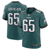 Lane Johnson Philadelphia Eagles Team Game Jersey - Midnight Green | Nike sale