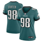 Jalen Carter Philadelphia Eagles Women's Team Game Jersey - Midnight Green | Nike cheap