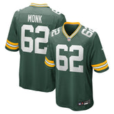 Jacob Monk Green Bay Packers Game Jersey - Green | Nike on sale