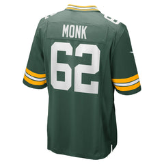 Jacob Monk Green Bay Packers Game Jersey - Green | Nike on sale