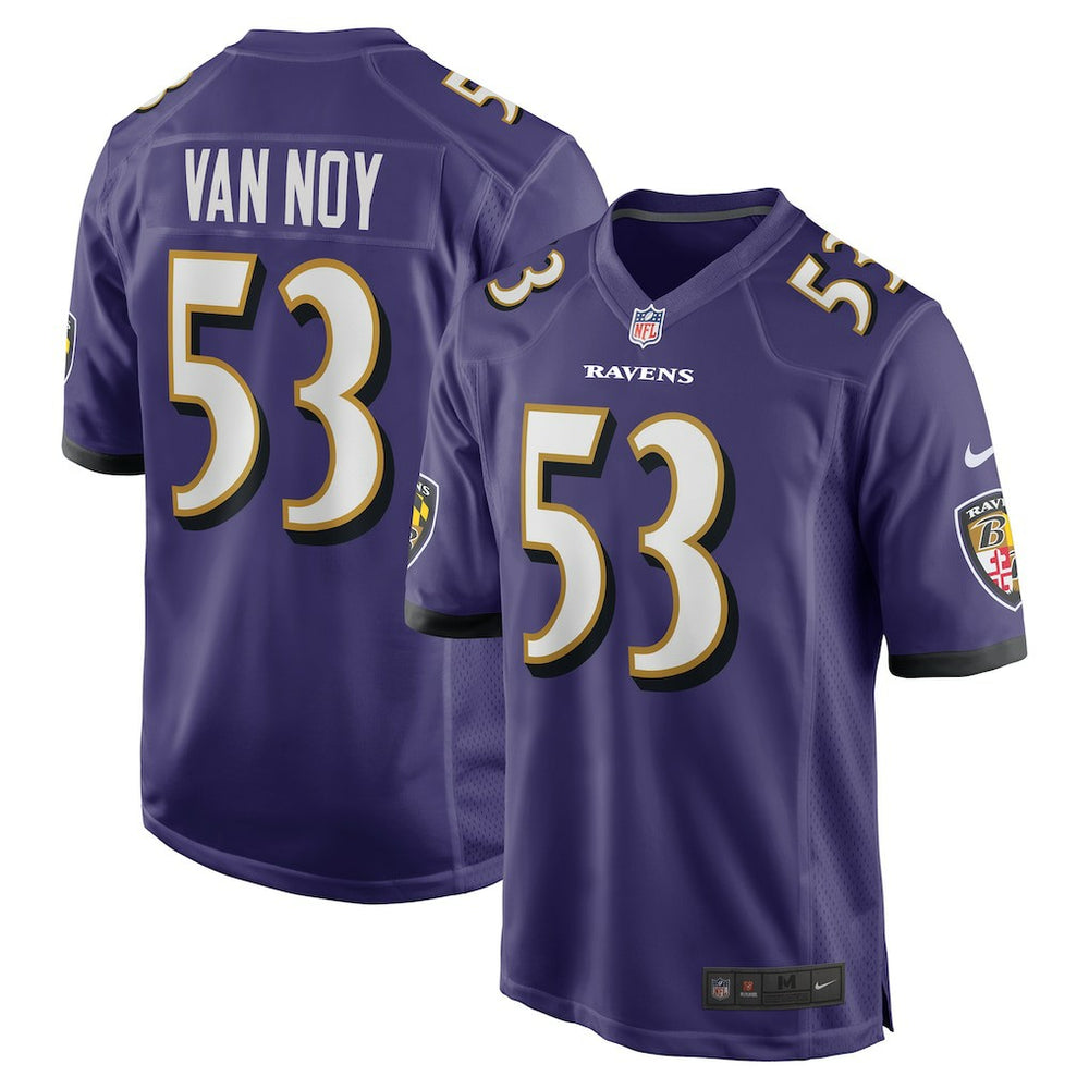 Kyle Van Noy Baltimore Ravens Team Game Jersey - Purple | Nike for sale