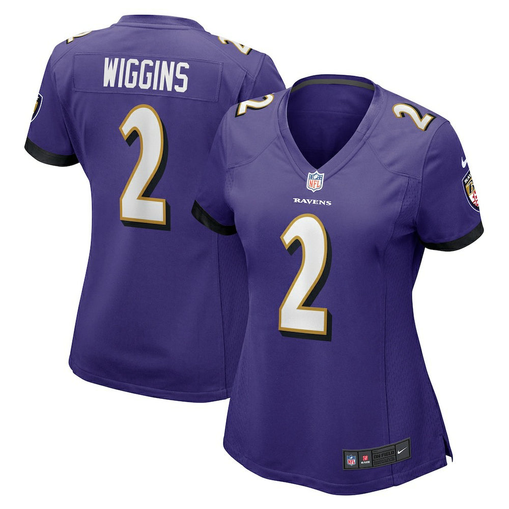 Nate Wiggins Baltimore Ravens Women's Game Jersey - Purple | Nike outlet