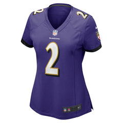 Nate Wiggins Baltimore Ravens Women's Game Jersey - Purple | Nike outlet