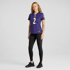 Nate Wiggins Baltimore Ravens Women's Game Jersey - Purple | Nike outlet