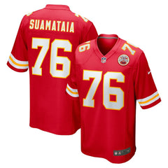 Kingsley Suamataia Kansas City Chiefs Game Jersey - Red | Nike for sale