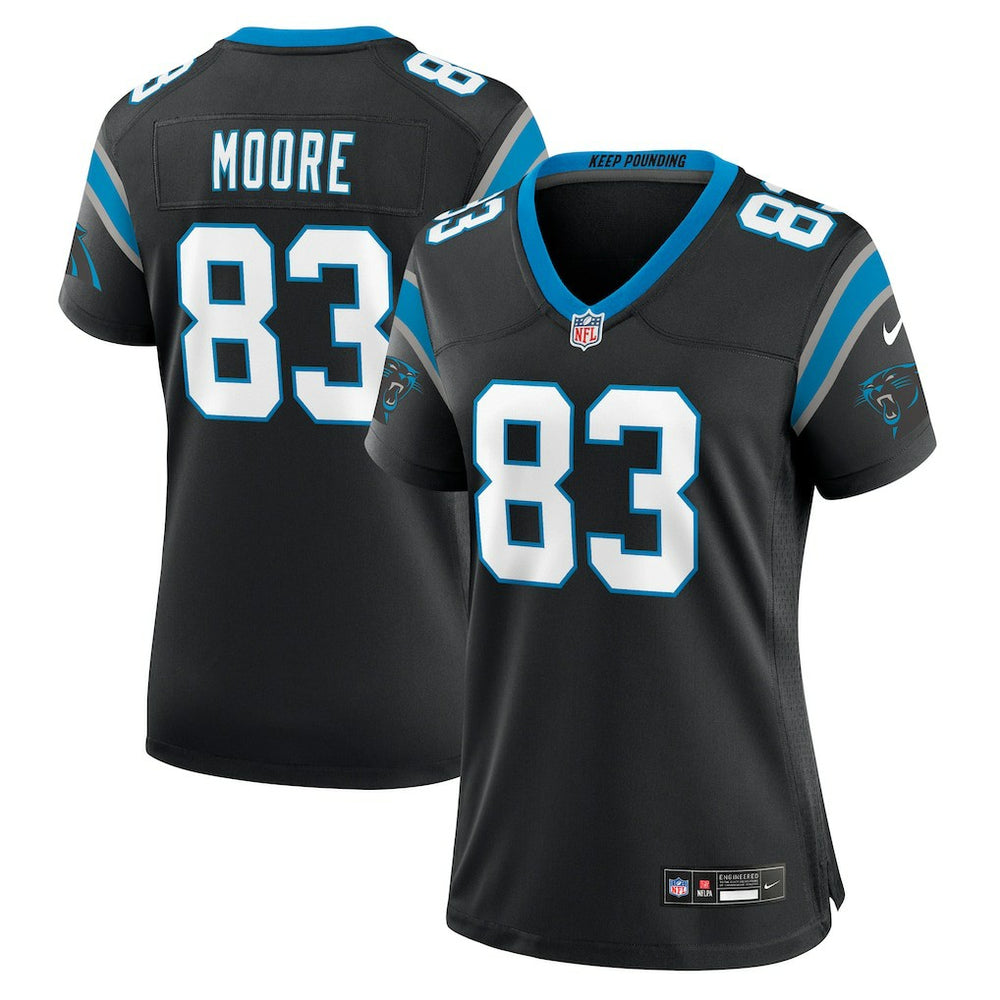David Moore Carolina Panthers Women's Game Jersey - Black | Nike on sale