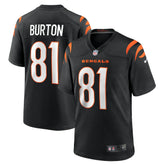 Jermaine Burton Cincinnati Bengals Game Jersey - Black | Nike cheap