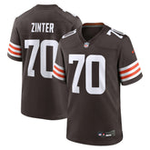 Zak Zinter Cleveland Browns Team Game Jersey - Brown | Nike online