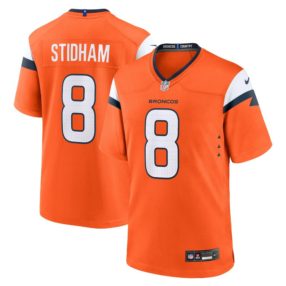 Jarrett Stidham Denver Broncos Team Game Jersey - Orange | Nike on sale