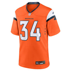JL Skinner Denver Broncos Team Game Jersey - Orange | Nike on sale