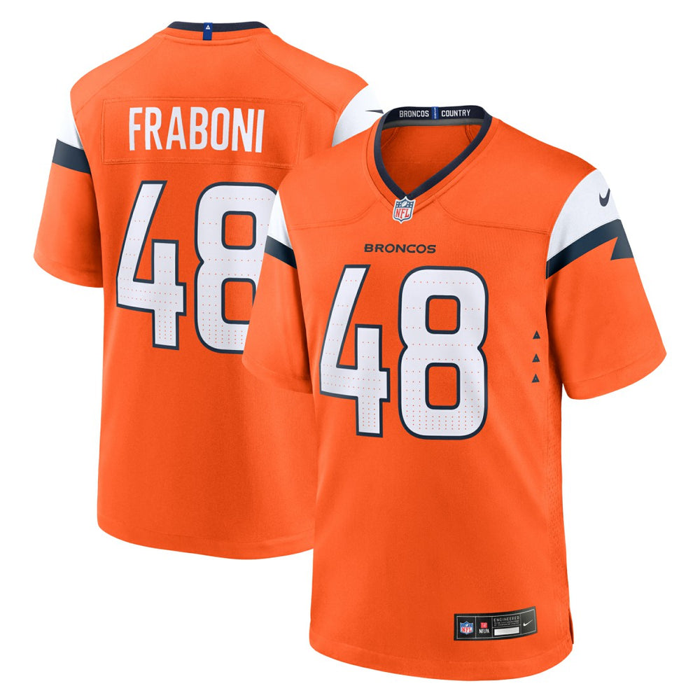 Mitchell Fraboni Denver Broncos Team Game Jersey - Orange | Nike sale