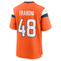 Mitchell Fraboni Denver Broncos Team Game Jersey - Orange | Nike sale
