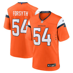 Alex Forsyth Denver Broncos Team Game Jersey - Orange | Nike online