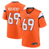 Mike McGlinchey Denver Broncos Team Game Jersey - Orange | Nike sale