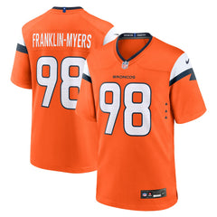John Franklin-Myers Denver Broncos Team Game Jersey - Orange | Nike outlet