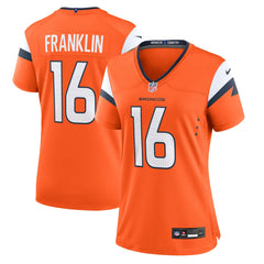 Troy Franklin Denver Broncos Women's Team Game Jersey - Orange | Nike sale