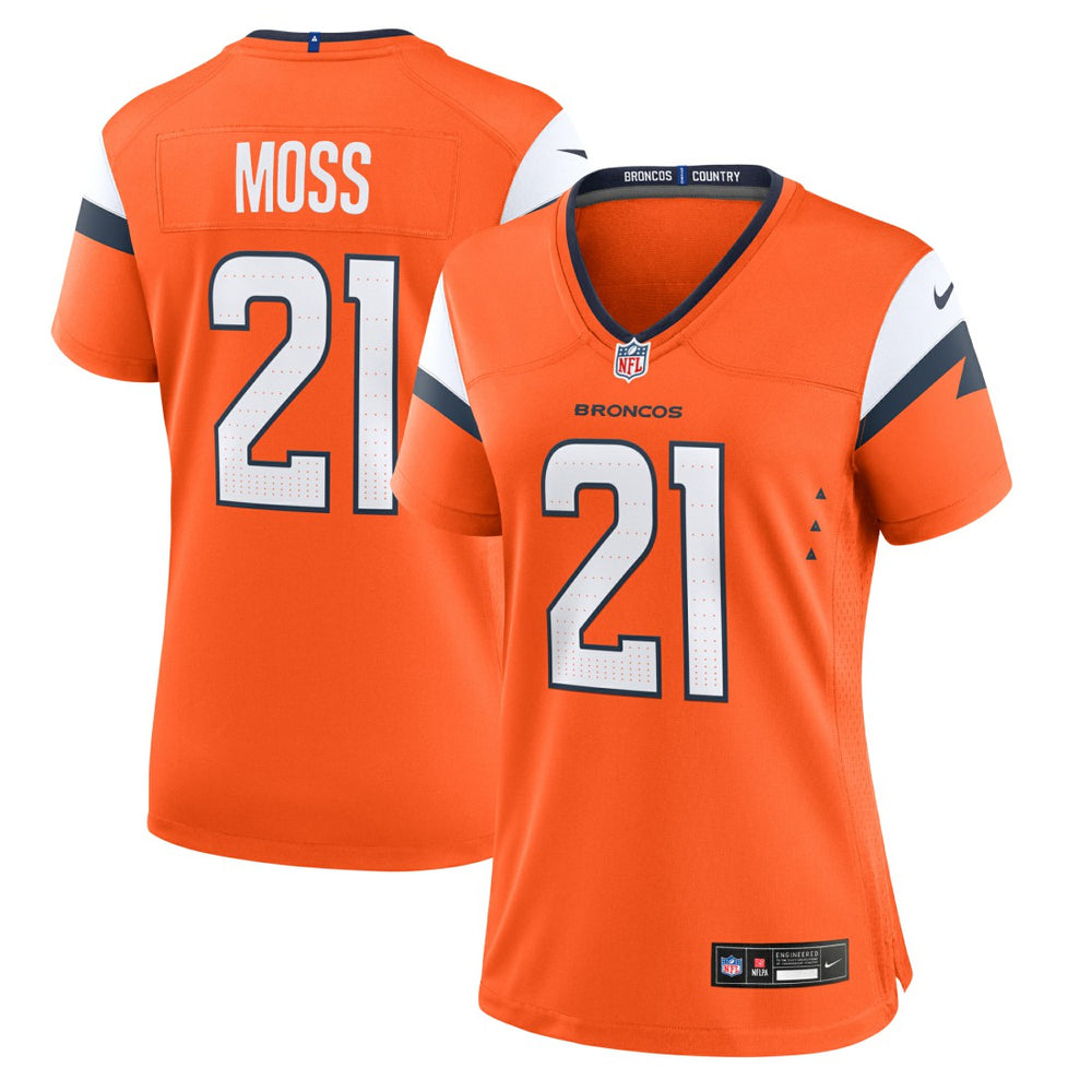 Riley Moss Denver Broncos Women's Team Game Jersey - Orange | Nike cheap