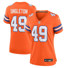 Alex Singleton Denver Broncos Women's Alternate Game Jersey - Orange | Nike online