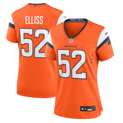 Jonah Elliss Denver Broncos Women's Team Game Jersey - Orange | Nike for sale