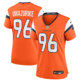 Eyioma Uwazurike Denver Broncos Women's Team Game Jersey - Orange | Nike for sale