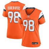 John Franklin-Myers Denver Broncos Women's Team Game Jersey - Orange | Nike discount