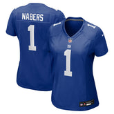Malik Nabers New York Giants Women's Game Jersey - Royal | Nike online
