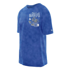Dallas Mavericks Old School Sport Enzyme Wash Oversized T-Shirt sale - Blue | New Era for sale