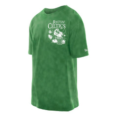 Boston Celtics Old School Sport Enzyme Wash Oversized T-Shirt - Kelly Green | New Era cheap