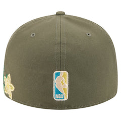 Chicago Bulls Tonal Florals 59FIFTY Fitted Hat - Olive | New Era outlet