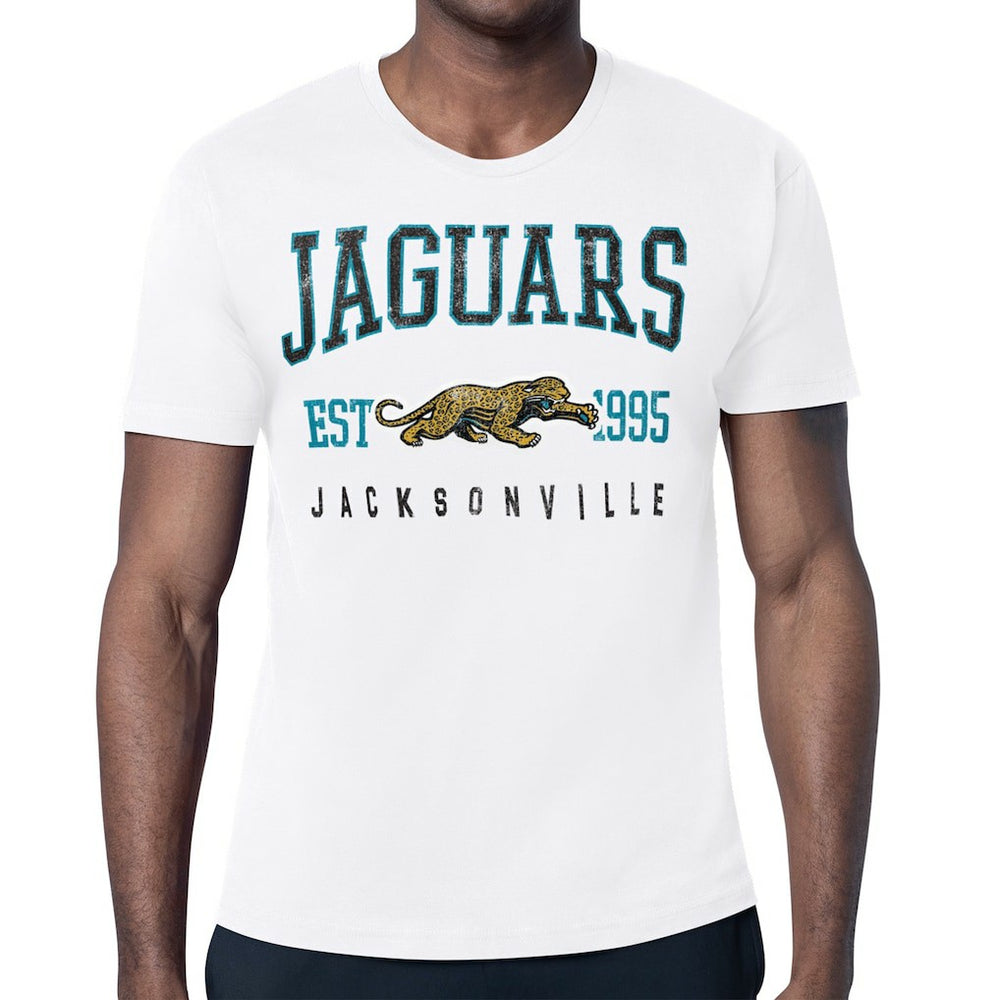 Jacksonville Jaguars Starter Retro Team Logo T-Shirt - White outlet