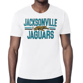Jacksonville Jaguars Starter Mesh Look Retro Team Logo T-Shirt - White online