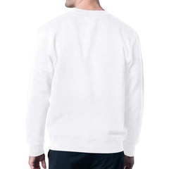 Jacksonville Jaguars Starter Mesh Look Retro Team Logo Pullover Sweatshirt - White outlet