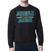 Jacksonville Jaguars Starter Mesh Look Retro Team Logo Pullover Sweatshirt - Black sale