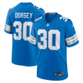 Khalil Dorsey Detroit Lions Team Game Jersey - Blue | Nike discount