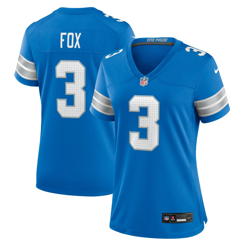 Jack Fox Detroit Lions Women's Team Game Jersey - Blue | Nike for sale