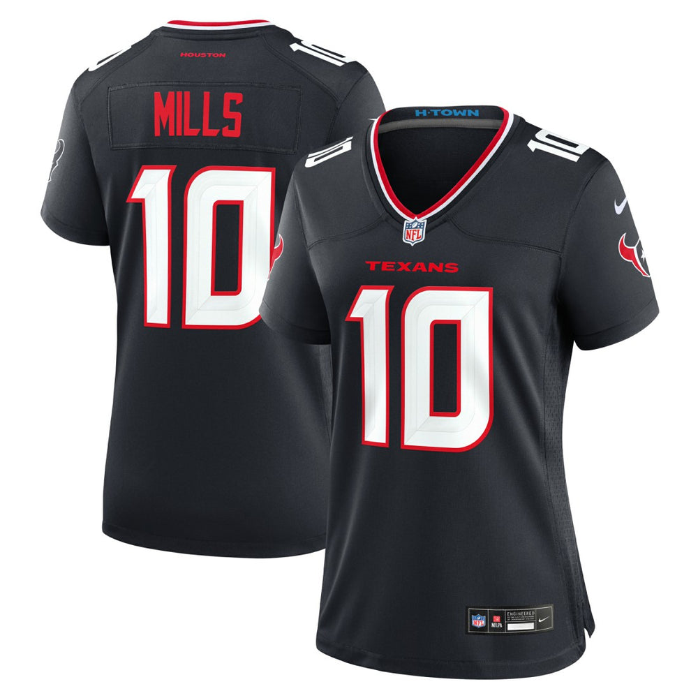 Davis Mills Houston Texans Women's Team Game Jersey - Navy | Nike sale