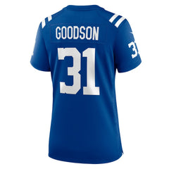 Tyler Goodson Indianapolis Colts Women's Game Jersey - Royal | Nike online