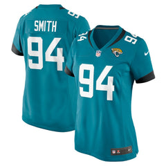 Maason Smith Jacksonville Jaguars Women's Game Jersey - Teal | Nike discount