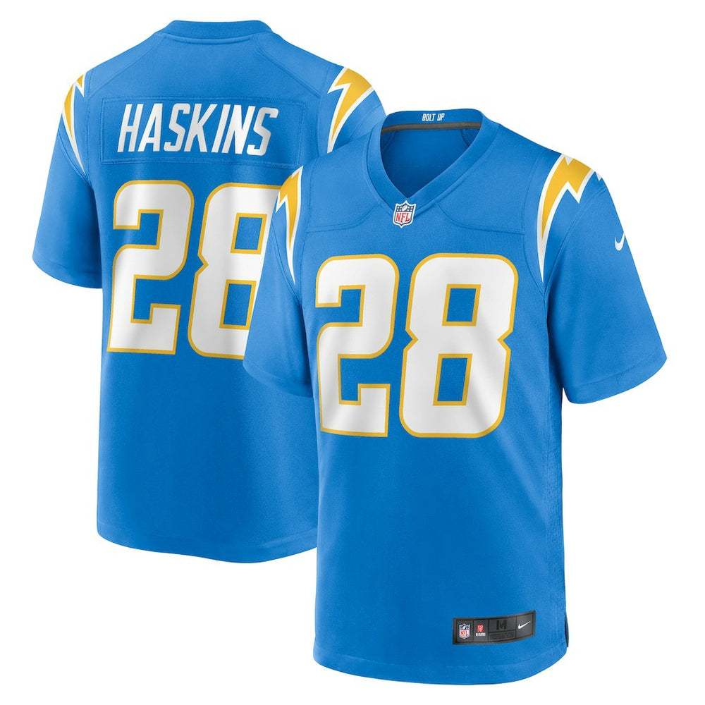 Hassan Haskins Los Angeles Chargers Team Game Jersey - Powder Blue | Nike cheap