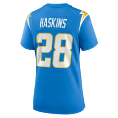 Hassan Haskins Los Angeles Chargers Women's Game Jersey - Powder Blue | Nike outlet