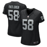 Jackson Powers-Johnson Las Vegas Raiders Women's Game Jersey - Black | Nike online