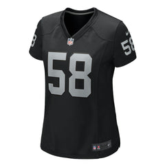 Jackson Powers-Johnson Las Vegas Raiders Women's Game Jersey - Black | Nike online