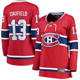 Cole Caufield Montreal Canadiens Fanatics Women's Home Premier Breakaway Player Jersey Breakaway Jersey Red
