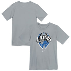 Detroit Lions Preschool Icon Legend Dri-FIT T-Shirt - Gray | Nike outlet
