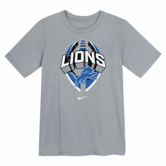 Detroit Lions Preschool Icon Legend Dri-FIT T-Shirt - Gray | Nike outlet