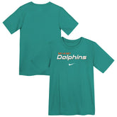 Miami Dolphins Preschool Wordmark T-Shirt - Aqua | Nike online